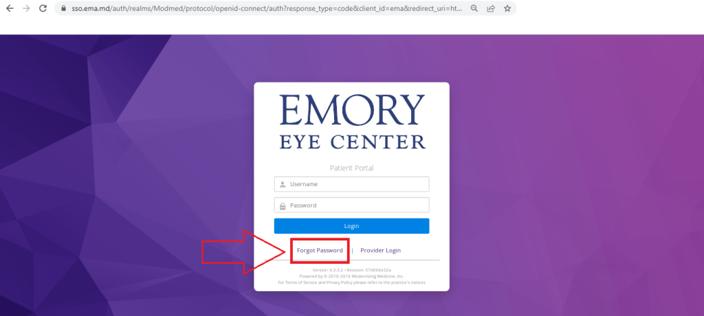 Emory Eye Center Login